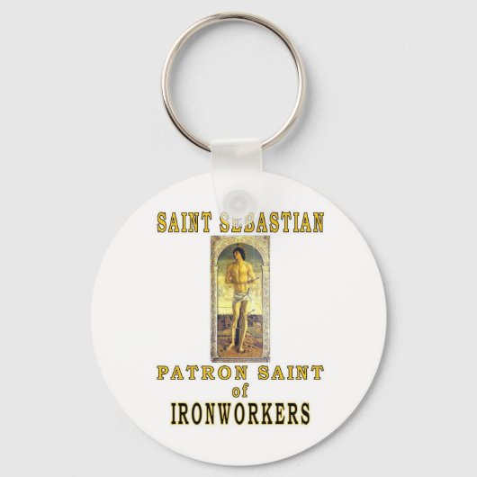 SAINT SEBASTIAN SCHLÜSSELANHÄNGER (Vorderseite)