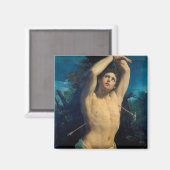 Saint Sebastian (St. Sebastian), Guido Reni Magnet (Vorderseite/Rückseite)