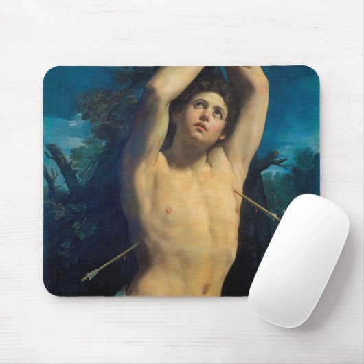 Saint Sebastian (St. Sebastian), Guido Reni Mousepad (Mit Mouse)