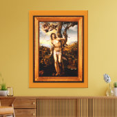 SAINT SEBASTIAN Stretched Canvas Print Leinwanddruck (Insitu (Wohnzimmer))
