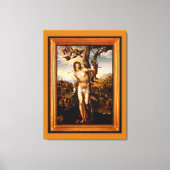 SAINT SEBASTIAN Stretched Canvas Print Leinwanddruck (Vorderseite)