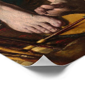 Saint Sebastian, Tanzio da Varallo Kunstgewerbe Poster (Ecke)