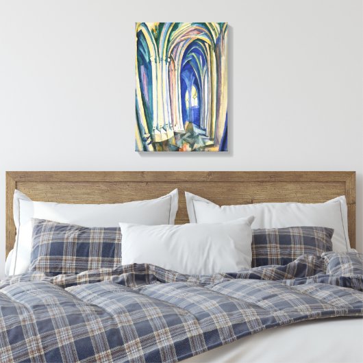 Saint-Séverin | Robert Delaunay | Leinwanddruck (Insitu (Schlafzimmer))