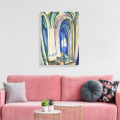 Saint-Séverin | Robert Delaunay | Leinwanddruck (Insitu (Wohnzimmer))