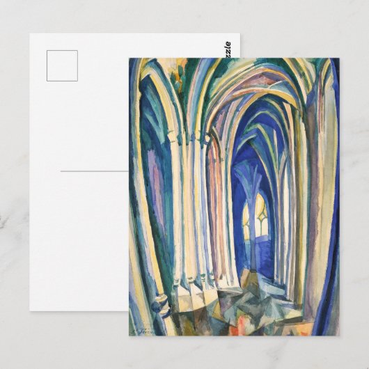 Saint-Séverin | Robert Delaunay | Postkarte (Vorne/Hinten)