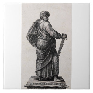 Saint Simon, Apostel und Prediger des Zealot Fliese