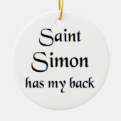 saint simon coffee mug keramik ornament (Vorne)