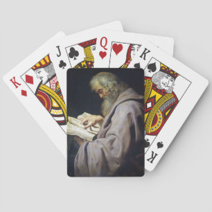 Saint Simon  Peter Paul Rubens oil portrait Spielkarten