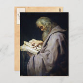 Saint Simon Peter Paul Rubens Ölporträt Postkarte (Vorne/Hinten)