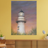 Saint Simons Island Leuchtturm - Canvas Print Leinwanddruck (Insitu (Wohnzimmer))