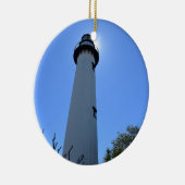 Saint Simons Island Leuchtturm in Georgia Keramik Ornament (Rechts)