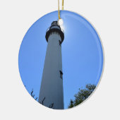 Saint Simons Island Leuchtturm in Georgia Keramik Ornament (Links)