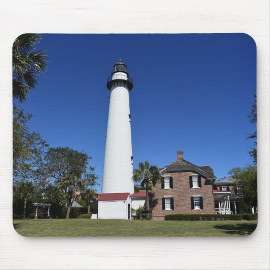 Saint Simons Island Lighthouse Mousepad (Vorne)