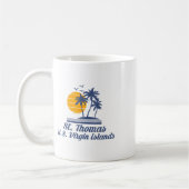 Saint St Thomas Us Jungfrau Islands Beach Caribbea Kaffeetasse (Links)