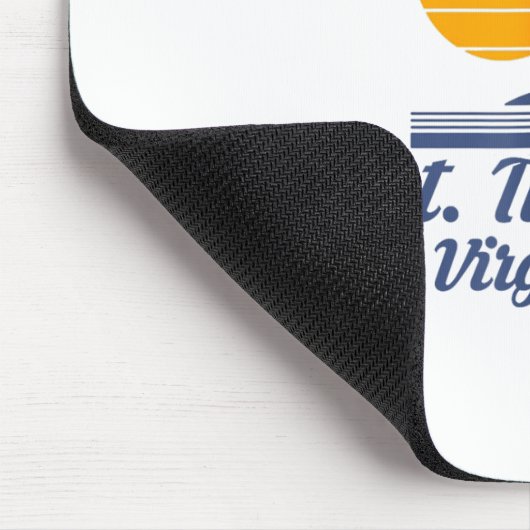 Saint St Thomas Us Jungfrau Islands Beach Caribbea Mousepad (Ecke)