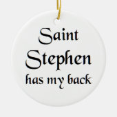 saint stephen keramik ornament (Vorne)