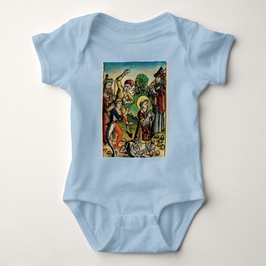 Saint Stephen Protomartyr First Martyr Baby Strampler (Vorderseite)