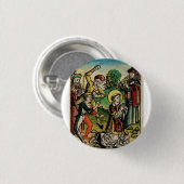 Saint Stephen Protomartyr First Martyr Button (Vorne & Hinten)