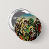 Saint Stephen Protomartyr First Martyr Button (Vorne & Hinten)
