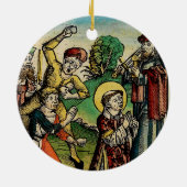 Saint Stephen Protomartyr First Martyr Keramik Ornament (Hinten)