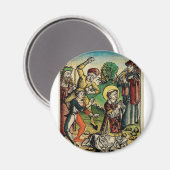Saint Stephen Protomartyr First Martyr Magnet (Vorderseite/Rückseite)