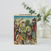 Saint Stephen Protomartyr First Martyr Postkarte (Stehend Vorderseite)