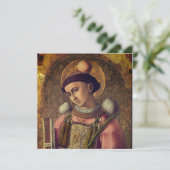 Saint Stephen (von Carlo Crivelli, 1476) (Stehend Vorderseite)