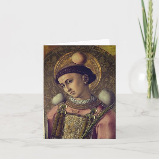 Saint Stephen (von Carlo Crivelli, 1476) (Vorderseite)