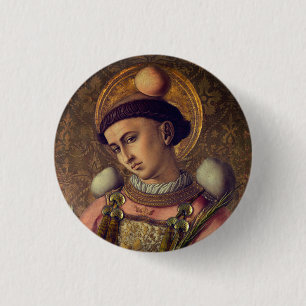 Saint Stephen (von Carlo Crivelli, 1476) Button