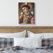 Saint Stephen (von Carlo Crivelli, 1476) Leinwanddruck (Insitu (Schlafzimmer))