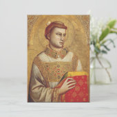 Saint Stephen von Giotto Einladung (Stehend Vorderseite)