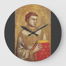 Saint Stephen von Giotto Große Wanduhr