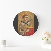Saint Stephen von Giotto Große Wanduhr (Zuhause)