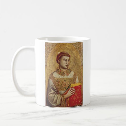 Saint Stephen von Giotto Kaffeetasse (Links)