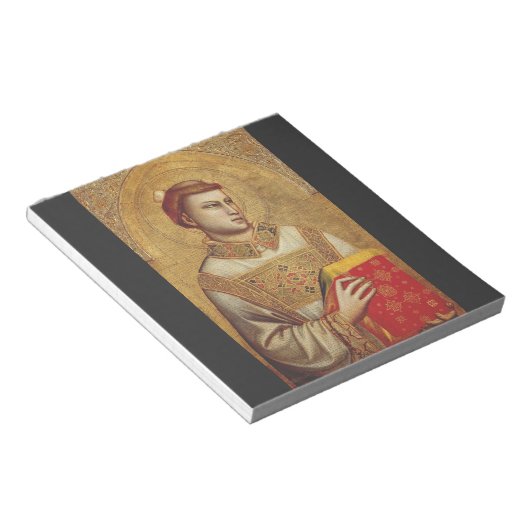 Saint Stephen von Giotto Notizblock (angewinkelt)