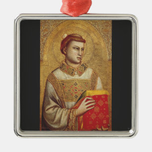 Saint Stephen von Giotto Ornament Aus Metall