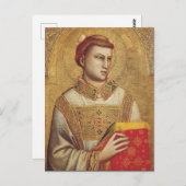 Saint Stephen von Giotto Postkarte (Vorne/Hinten)