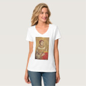 Saint Stephen von Giotto T-Shirt (Vorderseite Vollansicht)