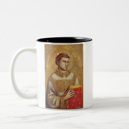 Saint Stephen von Giotto Zweifarbige Tasse (Links)