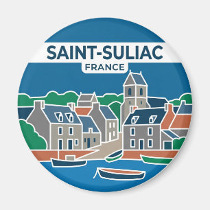 Saint-Suliac Frankreich Magnet