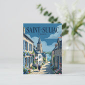Saint-Suliac Frankreich Postkarte (Stehend Vorderseite)