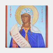 Saint Tabitha Orthodox Icon Magnet (Vorne)