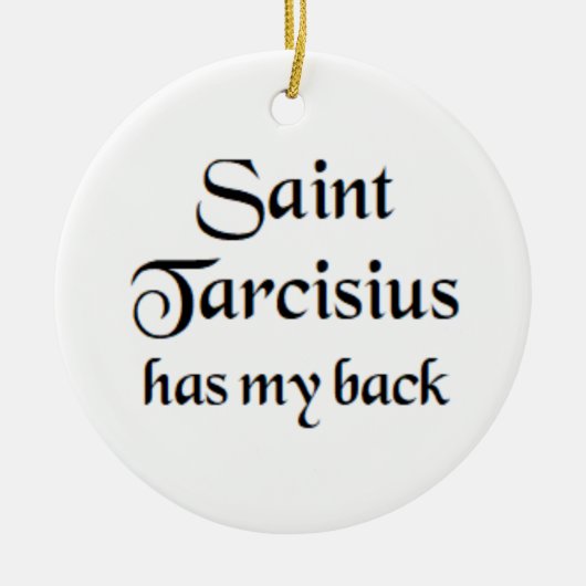 saint tarcisius keramik ornament (Vorne)