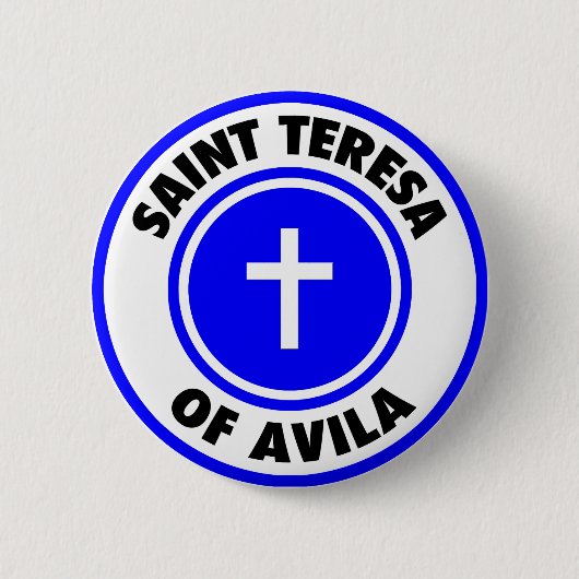 Saint Teresa von Avila Button (Vorderseite)