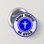 Saint Teresa von Avila Button (Vorne & Hinten)