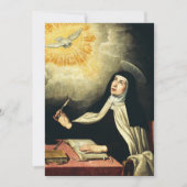 Saint Teresa von Avila Einladung (Vorderseite)