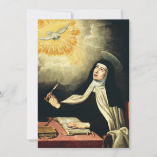 Saint Teresa von Avila Feiertagskarte