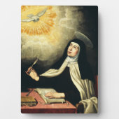 Saint Teresa von Avila Fotoplatte (Vorderseite)
