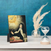 Saint Teresa von Avila Fotoplatte (Seite)