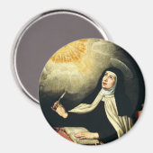 Saint Teresa von Avila Magnet (Vorderseite/Rückseite)